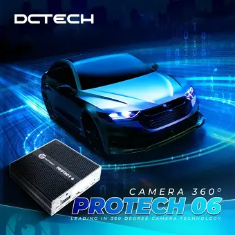 Camera 360 độ cho ô tô PROTECH 6 tích hợp màn zin