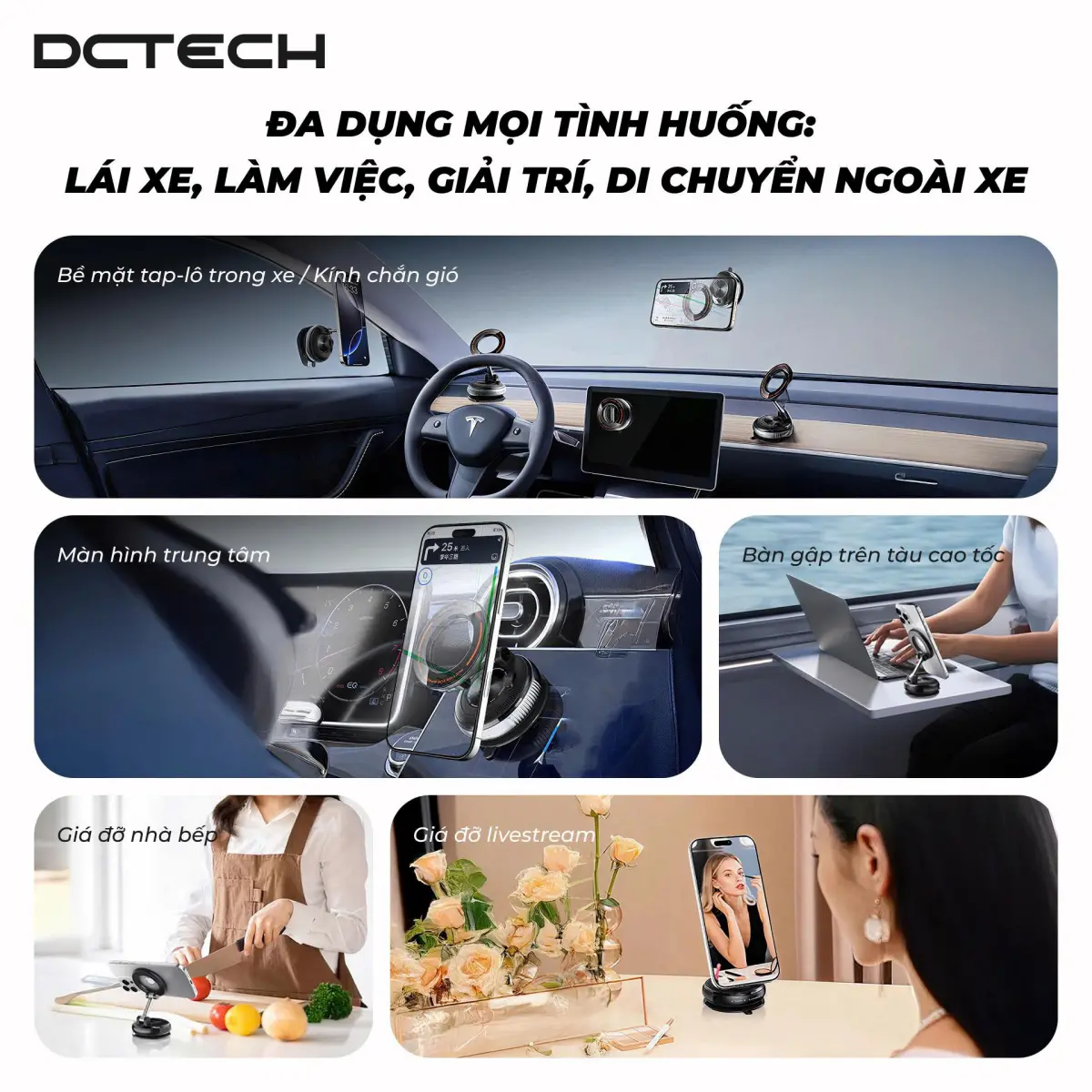 Giá đỡ điện thoại ô tô V50