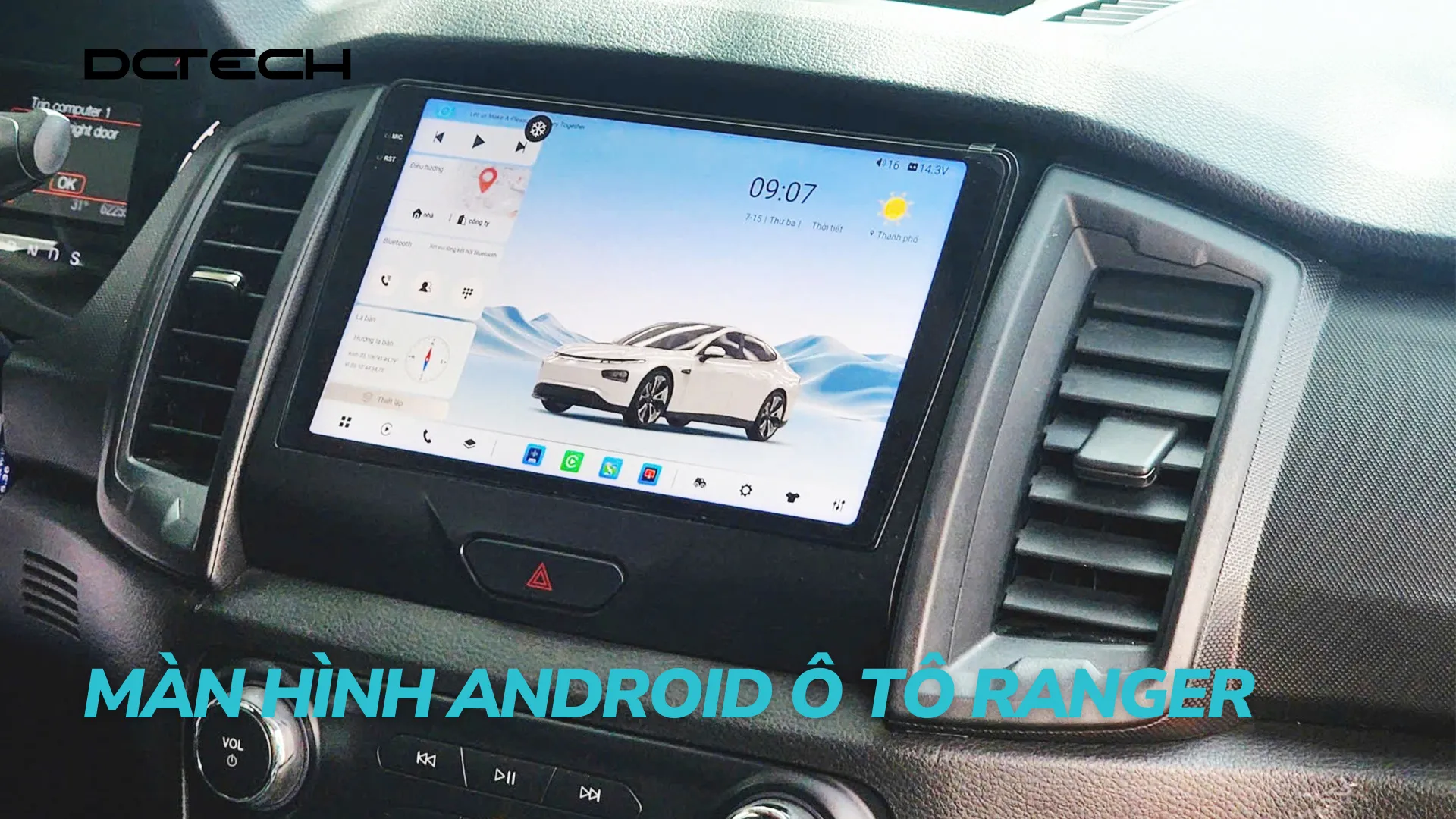 Màn hình Android ô tô Ranger chất lượng và